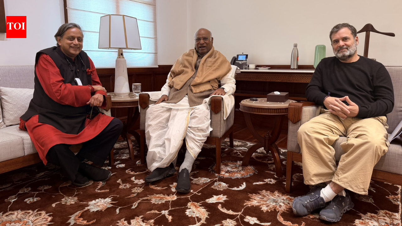 'All is good': Shashi Tharoor meets Mallikarjun Kharge, Rahul Gandhi - Inside details of nearly 2-hour meeting