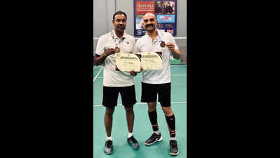 All India Masters Ranking Badminton tournament: Jaipur shuttlers Vikkas Sharma, TS Bisht win medals
