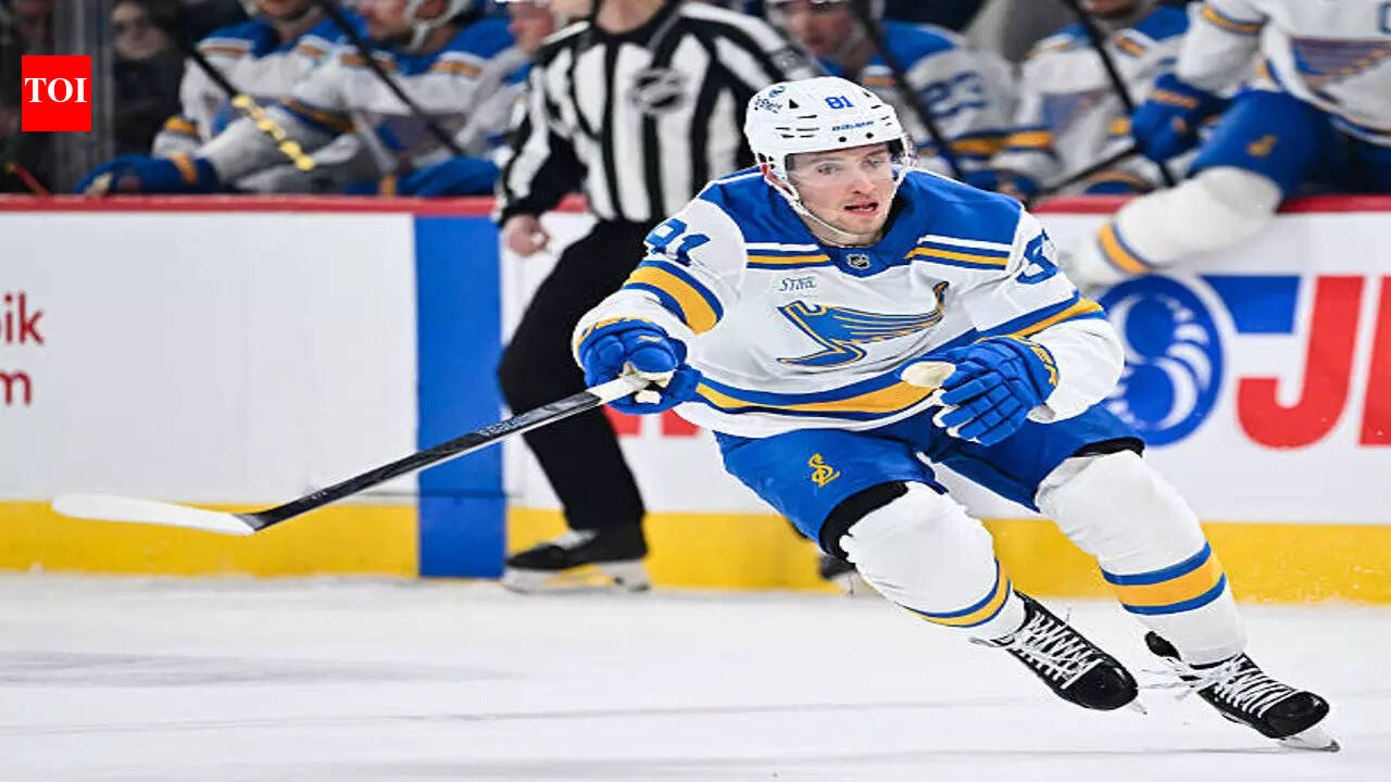 NHL Injury Update: St. Louis Blue place Dylan Holloway on injured reserve after missing 15 games