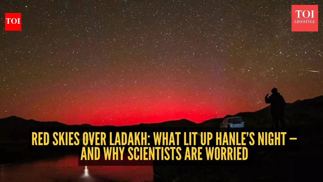 Ladakh’s sky turned blood-red. It wasn’t just beautiful - it was a warning