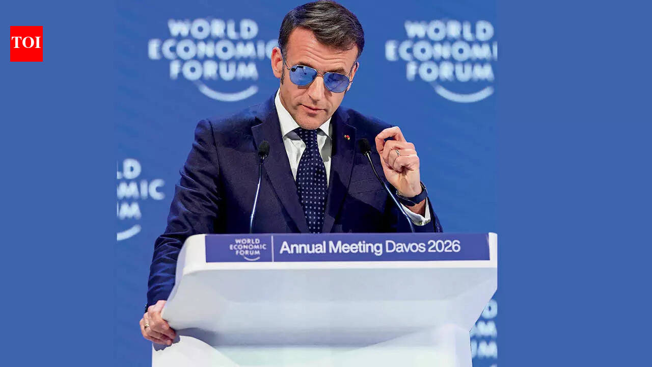 Macron's Davos speech has DJs grooving: 'It’s a banger, fo-shureee!'