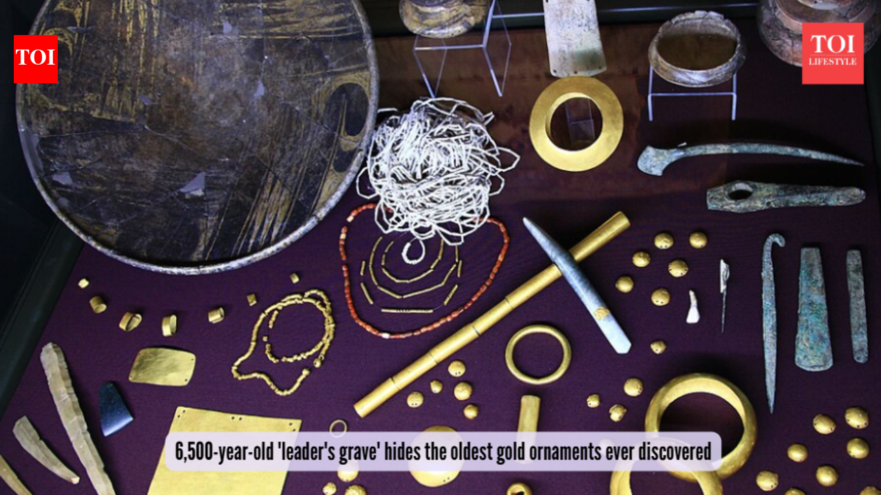 World's oldest processed gold: This 6,500-year-old 'leader's grave' hides the oldest gold ornaments ever discovered