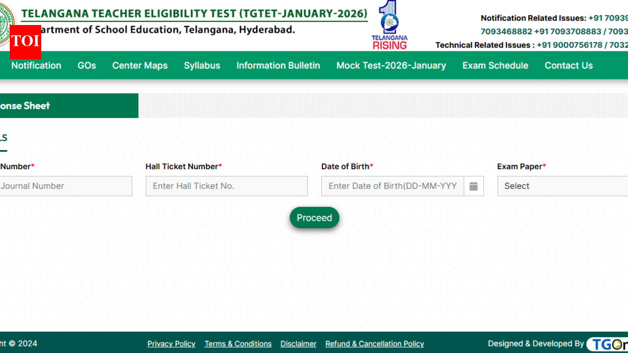 TG TET 2026 answer key out: Check direct link to download response sheet here