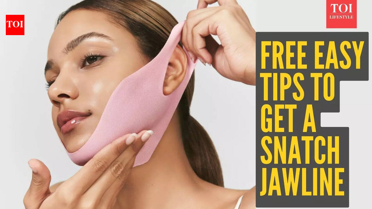 Face-lifting masks are trending: 6 free at-home beauty techniques to get sharp jawline