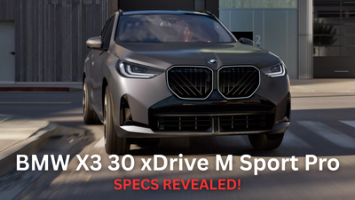 BMW X3 30 xDrive M Sport Pro specs revealed: 20-inch wheels, 258 hp & more