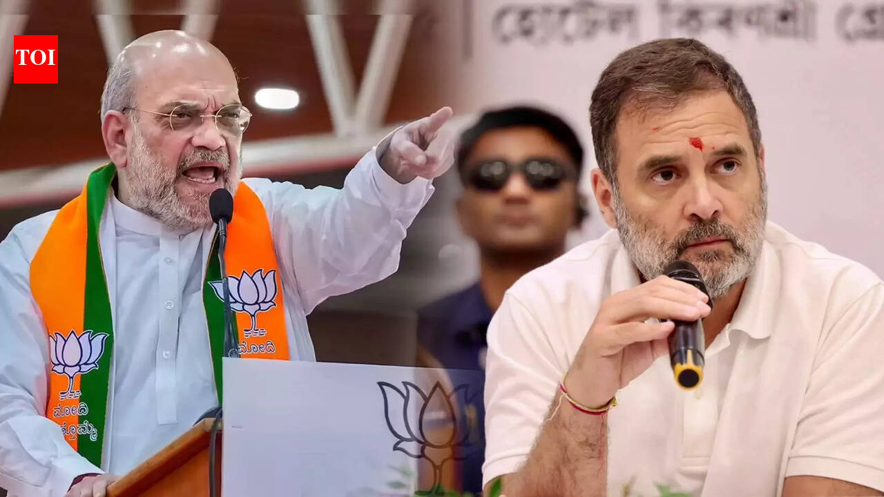'What Kind Of Enmity Does He Have?': Amit Shah Slams Rahul Gandhi In Assam Rally Over 'Gamucha' Row