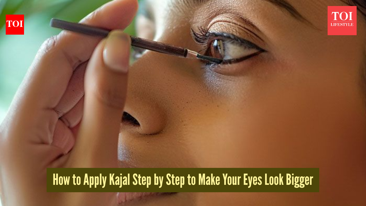 How to apply kajal the right way to make your eyes look bigger