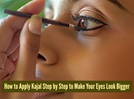 How to apply kajal the right way to make your eyes look bigger