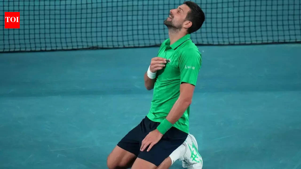 Djokovic stares at history, ends Sinner streak to book AO final spot