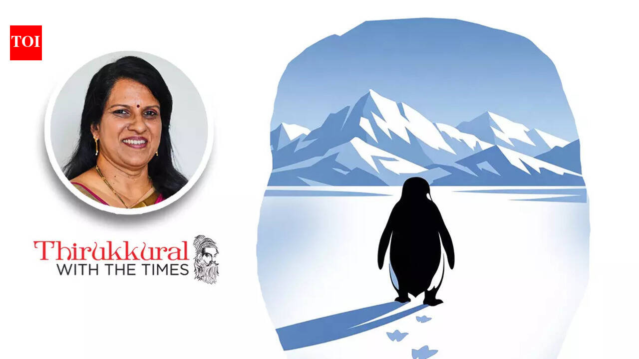 The penguin walked away quietly. But what was it trying to say?