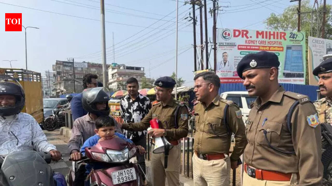 Dhanbad Road Safety Awareness: Police Launch Drive to Reduce Accidents