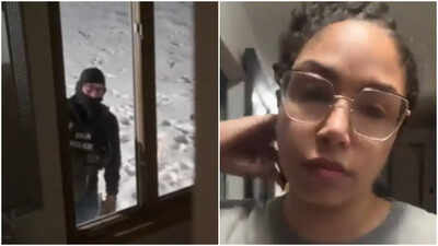 ‘Agents are at my door’: Journalist Georgia Fort films moments before being arrested over anti-ICE protest coverage