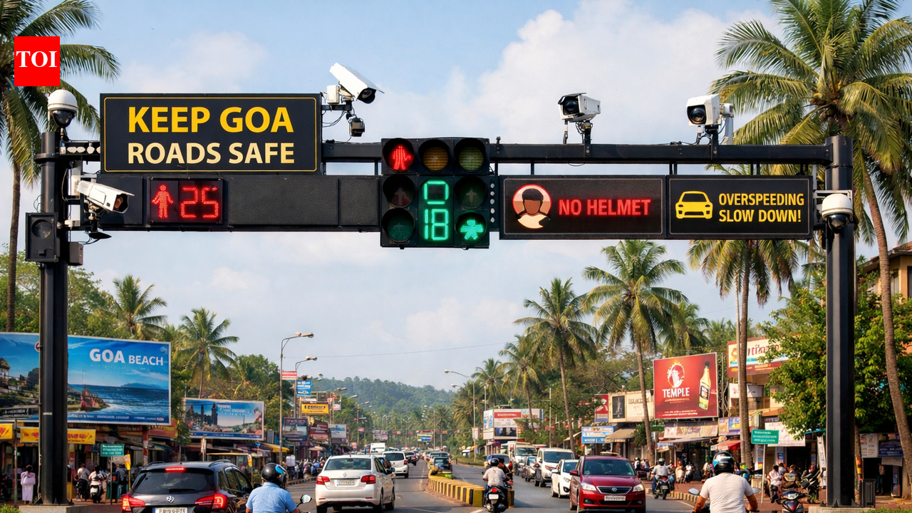 AI traffic signals with smart cameras at 92 locations in Goa
