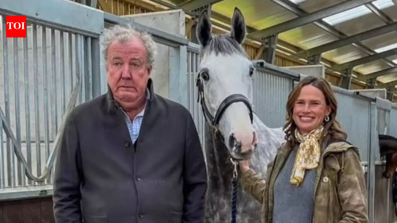 Top Gear star Jeremy Clarkson gets first racing win as his horse The Hawkstonian shines over hurdles