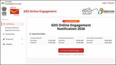India Post GDS Recruitment 2026 registration begins today for 28,740 vacancies; check direct link here
