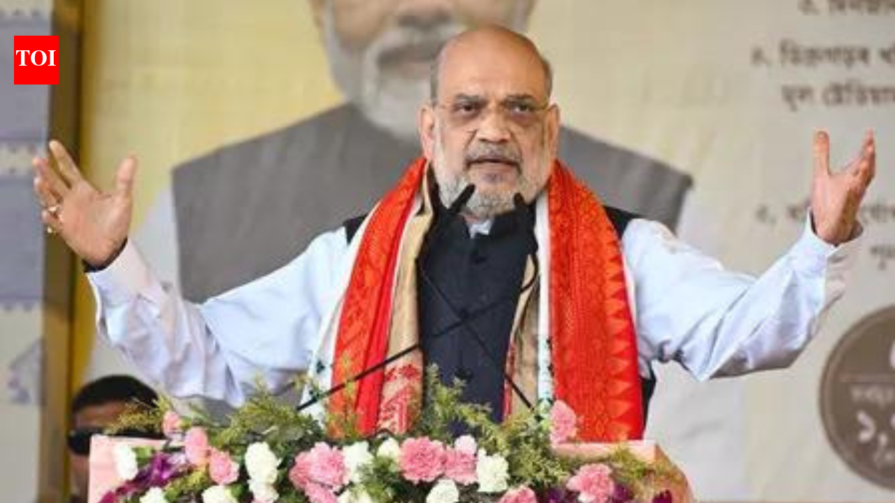 ‘Maa, Maati, Manush unsafe in Bengal’: Amit Shah targets Mamata Banerjee at BJP meet