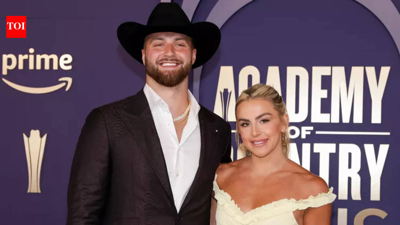 Jake Ferguson's fiancée Haley Cavinder turns heads as a beach post offers a quiet look at her engagement ring