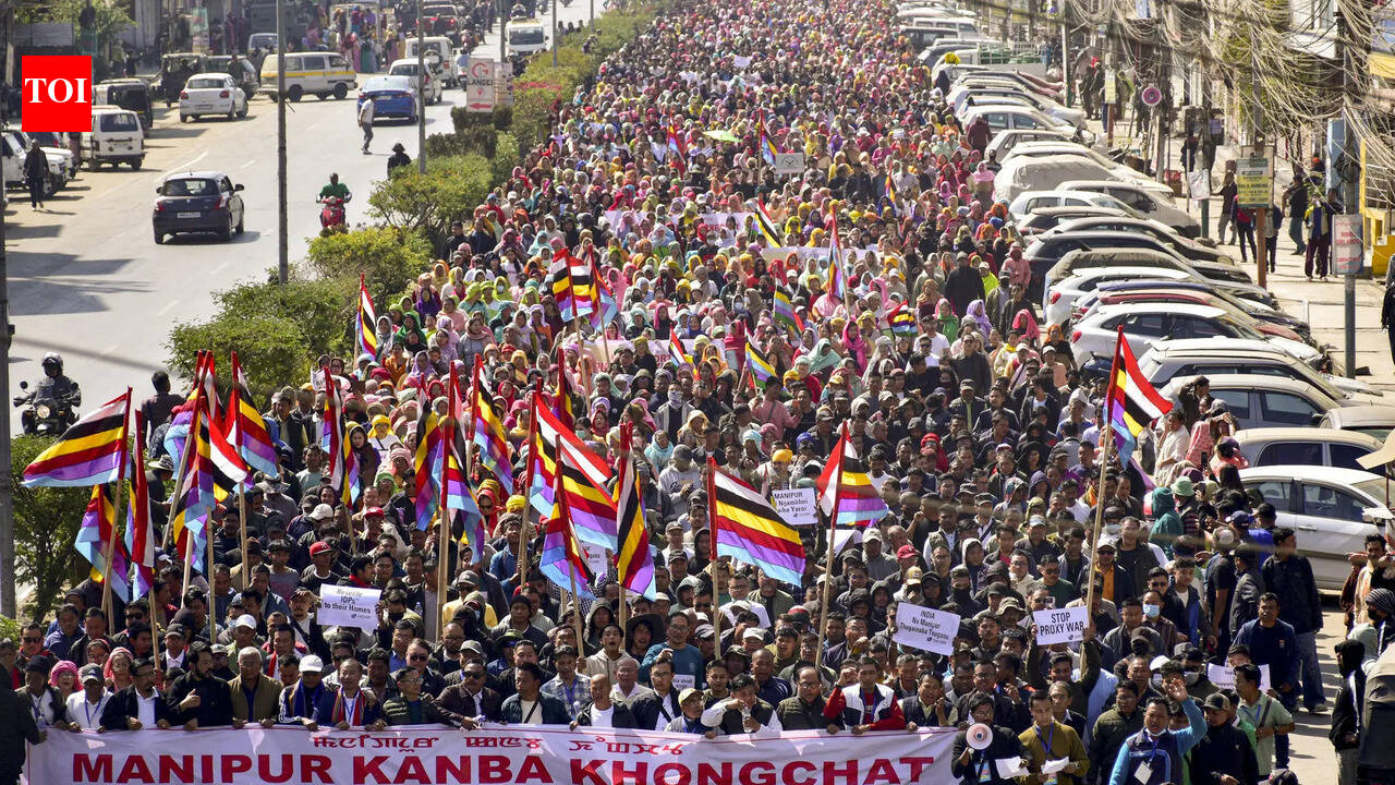 Thousands march in Imphal, demand territorial integrity