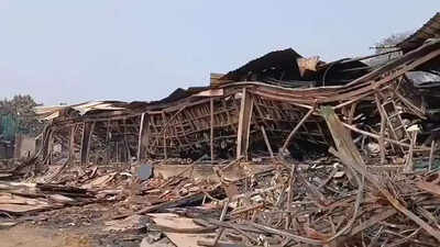 Fire burns down factory in Faridabad, 2 workers sleeping inside charred