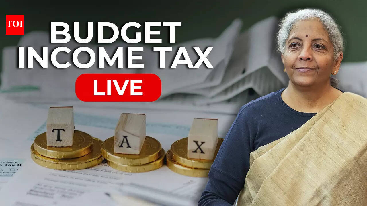 Income Tax Slabs Budget 2026 Live Updates: Will FM Sitharaman cheer salaried, middle class taxpayers with tax relief? New tax regime for FY 2026-27 in focus  timesofindia.indiatimes.com
