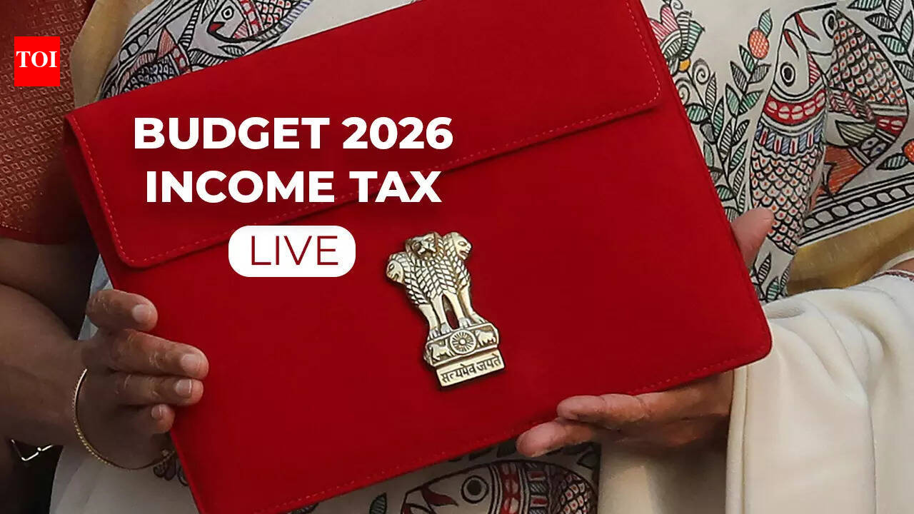 Income Tax Slabs Budget 2026 Live Updates: Will FM Sitharaman cheer salaried, middle class taxpayers with tax relief? New tax regime for FY 2026-27 in focus