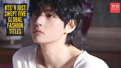 BTS' 'V' Kim Taehyung wins 5 global fashion honours - ARMY says “He was born to rule”