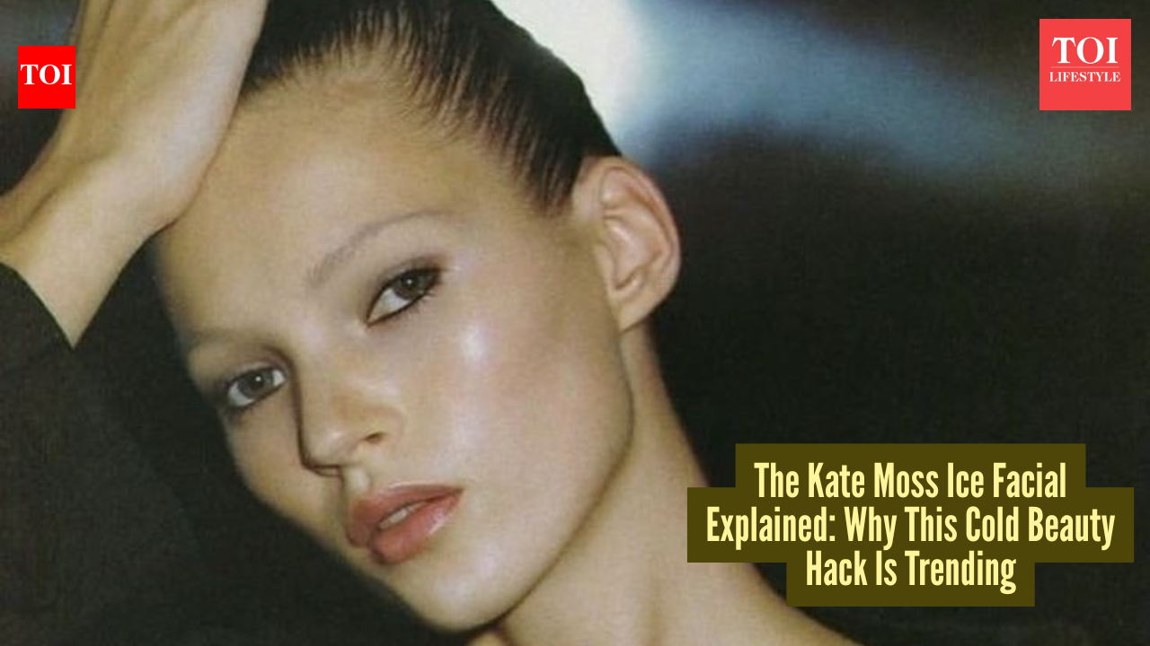 What is the ‘Kate Moss’ ice facial? The easy morning hack for glowing skin