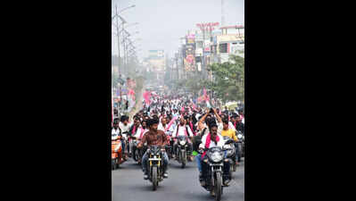 ‘Politically motivated’: BRS leaders stage protests across Telangana