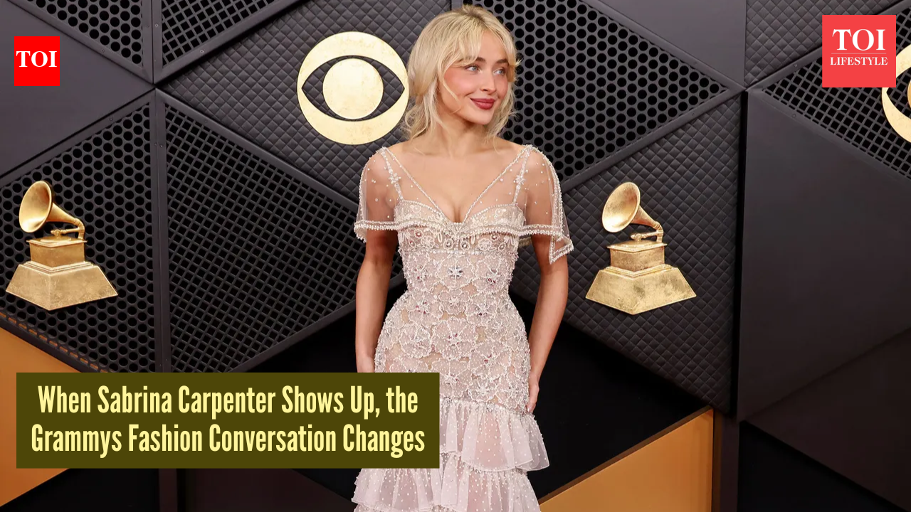Sabrina Carpenter just rewrote Grammys glamand we're completely obsessed |  - The Times of India