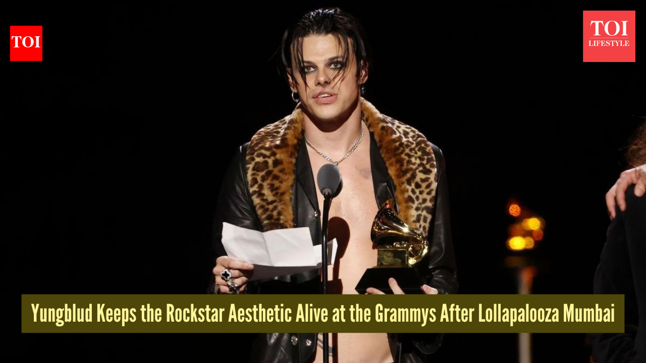 Yungblud turns the Grammys red carpet into a rockstar statement
