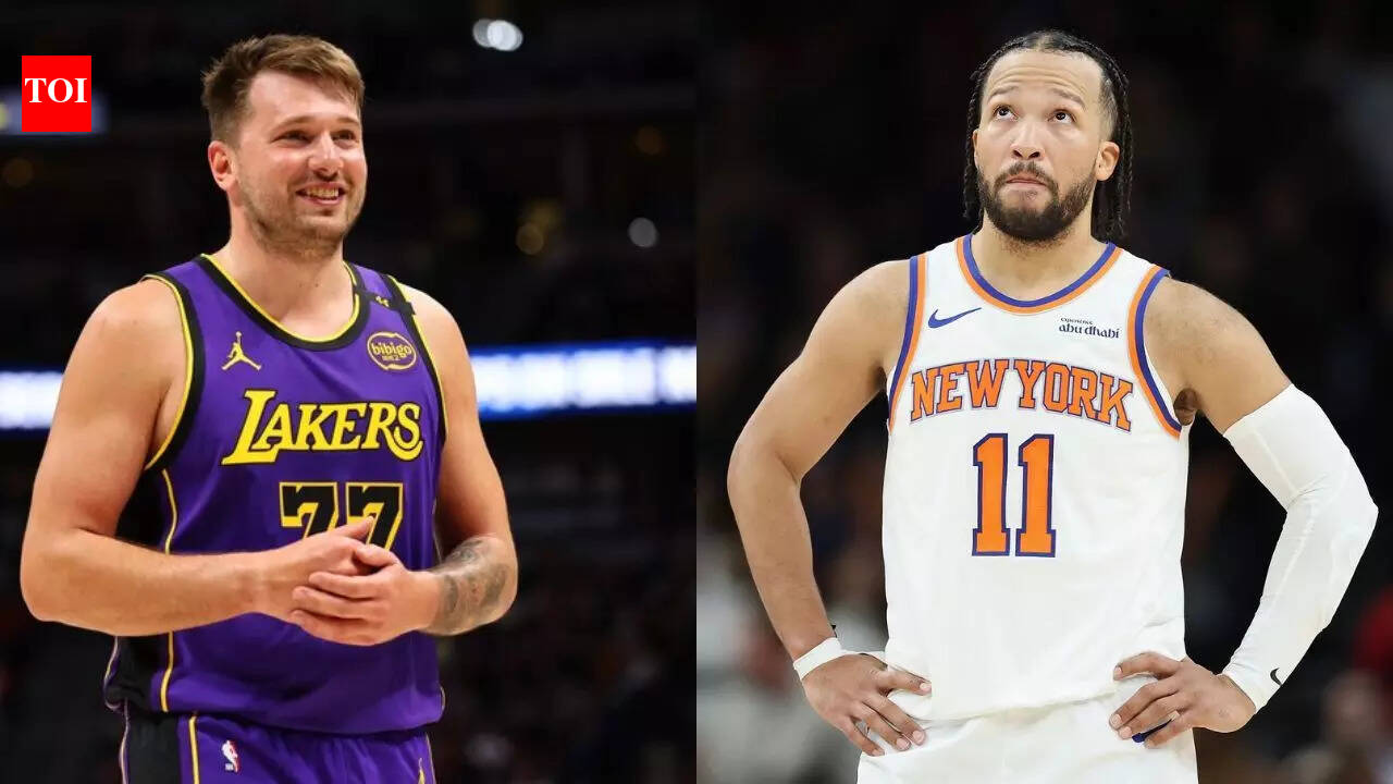 Luka Dončić’s surprising gesture left Jalen Brunson awestruck as cameras captured postgame moments after Lakers defeat