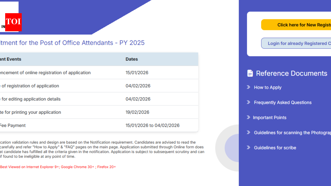 RBI Office Attendant recruitment 2026: Application for 572 posts ends on February 4, check how to apply and exam pattern