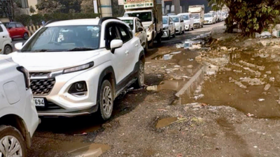 Ganga water goes down the drain as pipeline leaks for days in Noida Sector 71