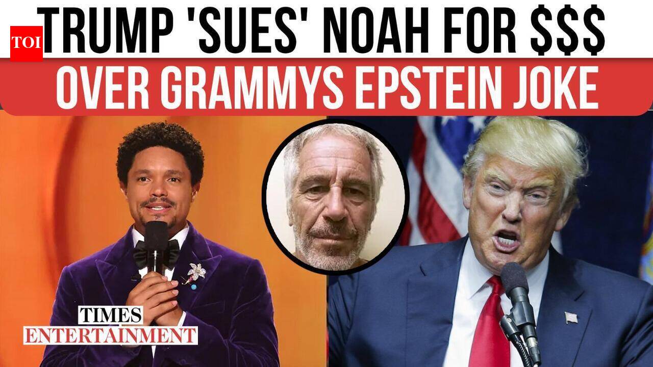 Trump Calls Grammys 'Unwatchable' After Trevor Noah's Epstein Roast, Threatens To Sue