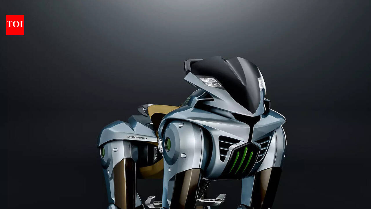 Kawasaki unveils four-legged vehicle that runs on hydrogen and walks where bikes cannot