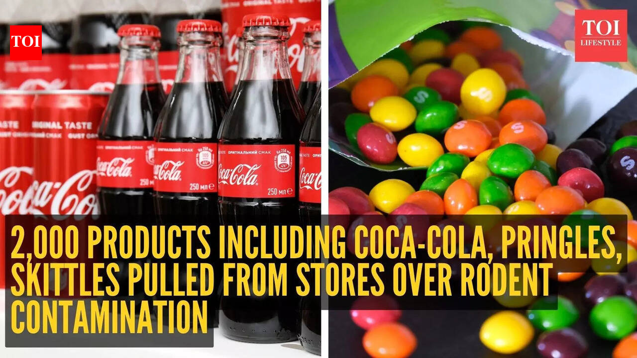 2,000 products including Coca-Cola, Pringles, Skittles pulled from stores over rodent contamination