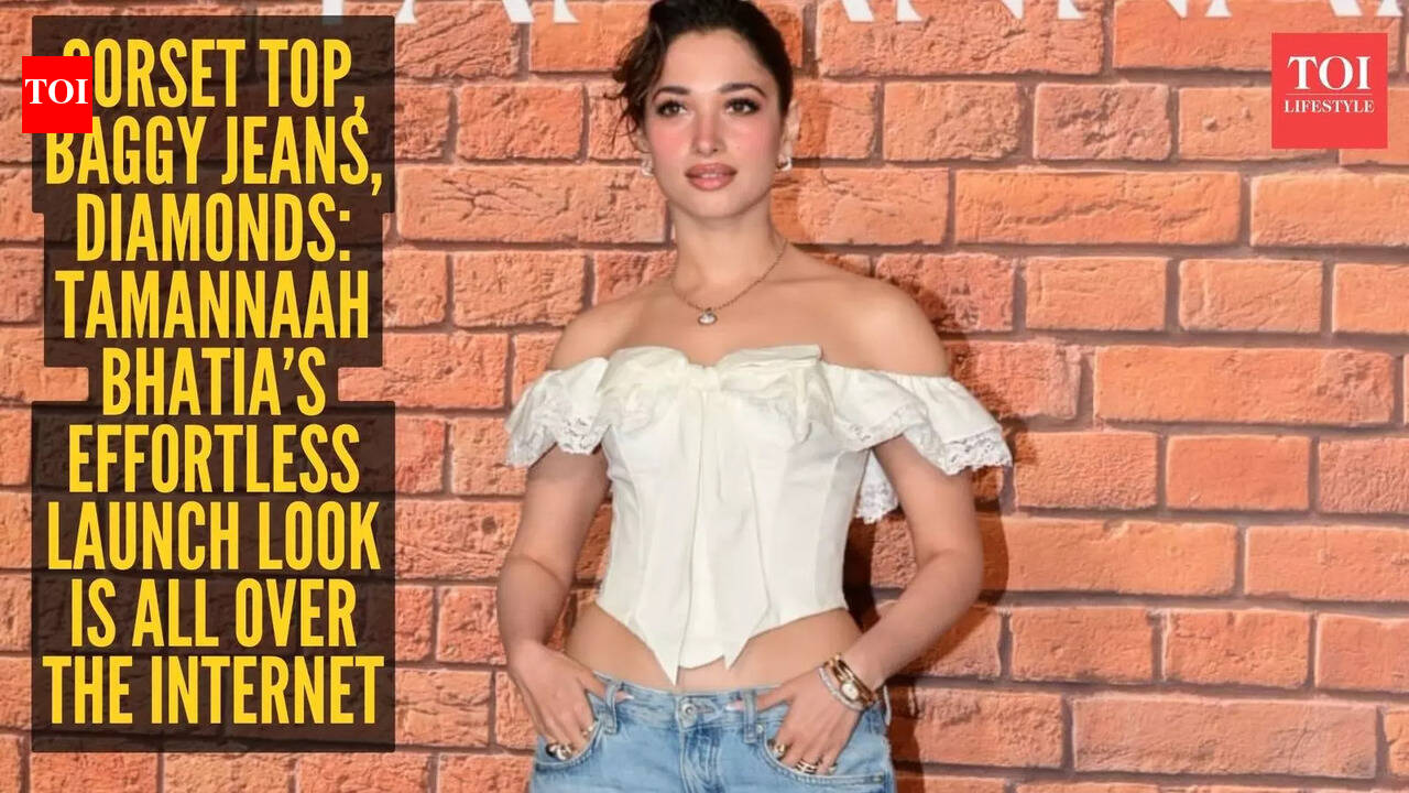 Diamonds with denim? Tamannaah Bhatia’s jewellery launch look is breaking every celebrity fashion rule