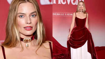 Margot Robbie stuns in 100 carat diamonds at 'Wuthering Heights' Paris premiere after Taj Mahal necklace controversy