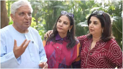 Javed Akhtar jokes about Farah Khan's Hindi vocabulary, saying, 'Hum jo gareeb Indians hai…'