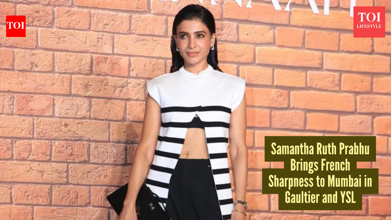Samantha Ruth Prabhu turns Mumbai into a Parisian runway in Jean Paul Gaultier’s sculpted top and YSL’s power pumps