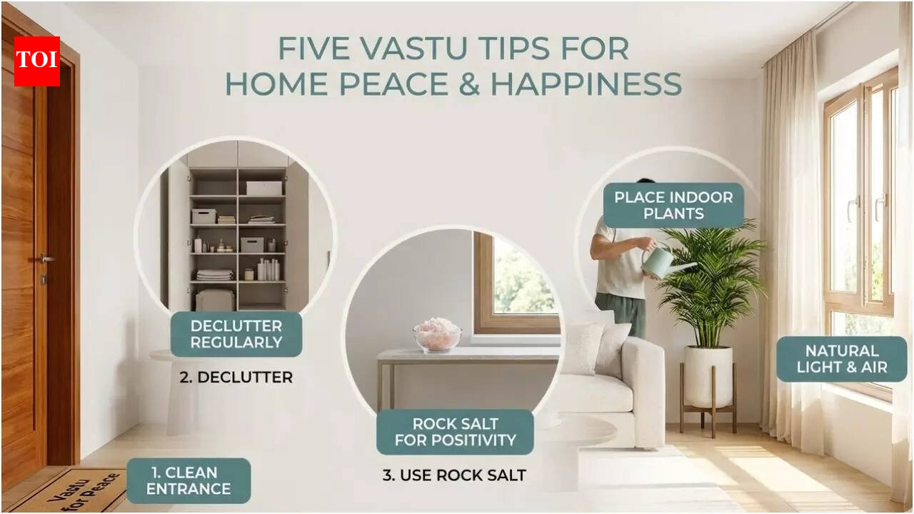 5 Simple vastu tips to remove negativity from your home