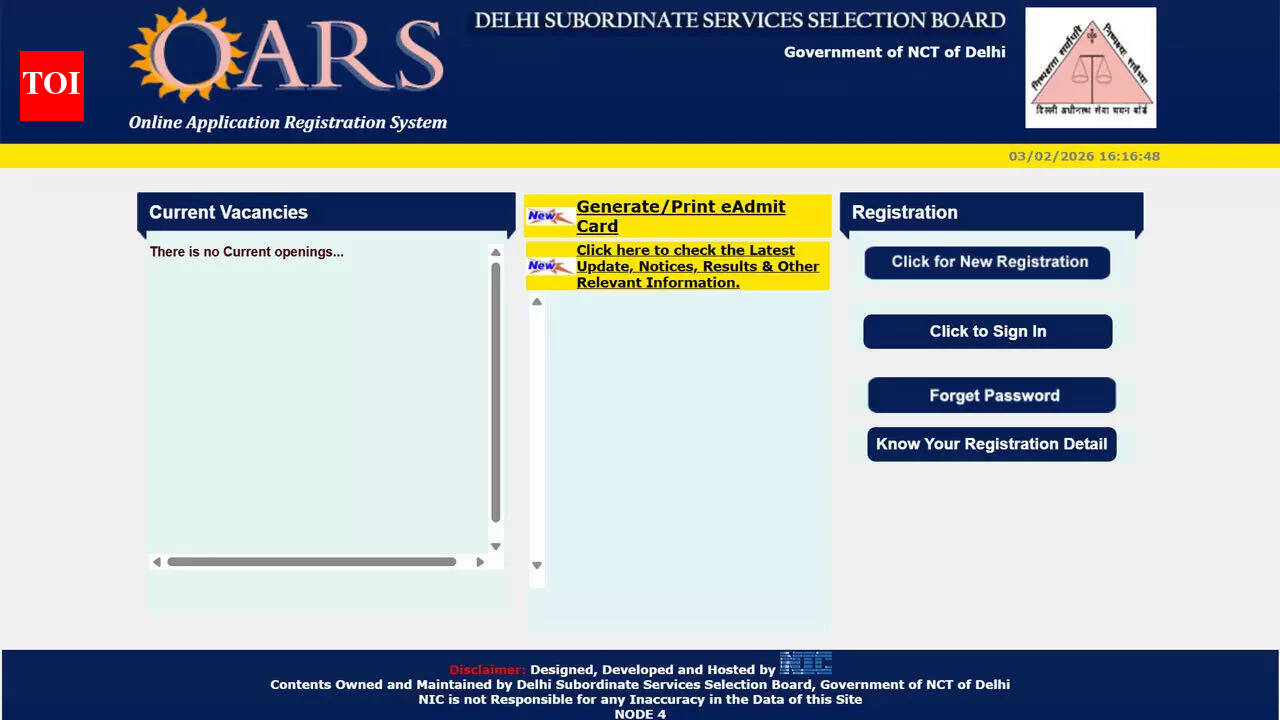DSSSB PRT admit cards out soon for CBT exam scheduled February–March 2026; here's how to download