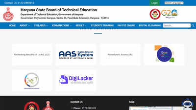 HSBTE result 2026: May–June 2025 rechecking result out for diploma students at hsbte.org.in; download here