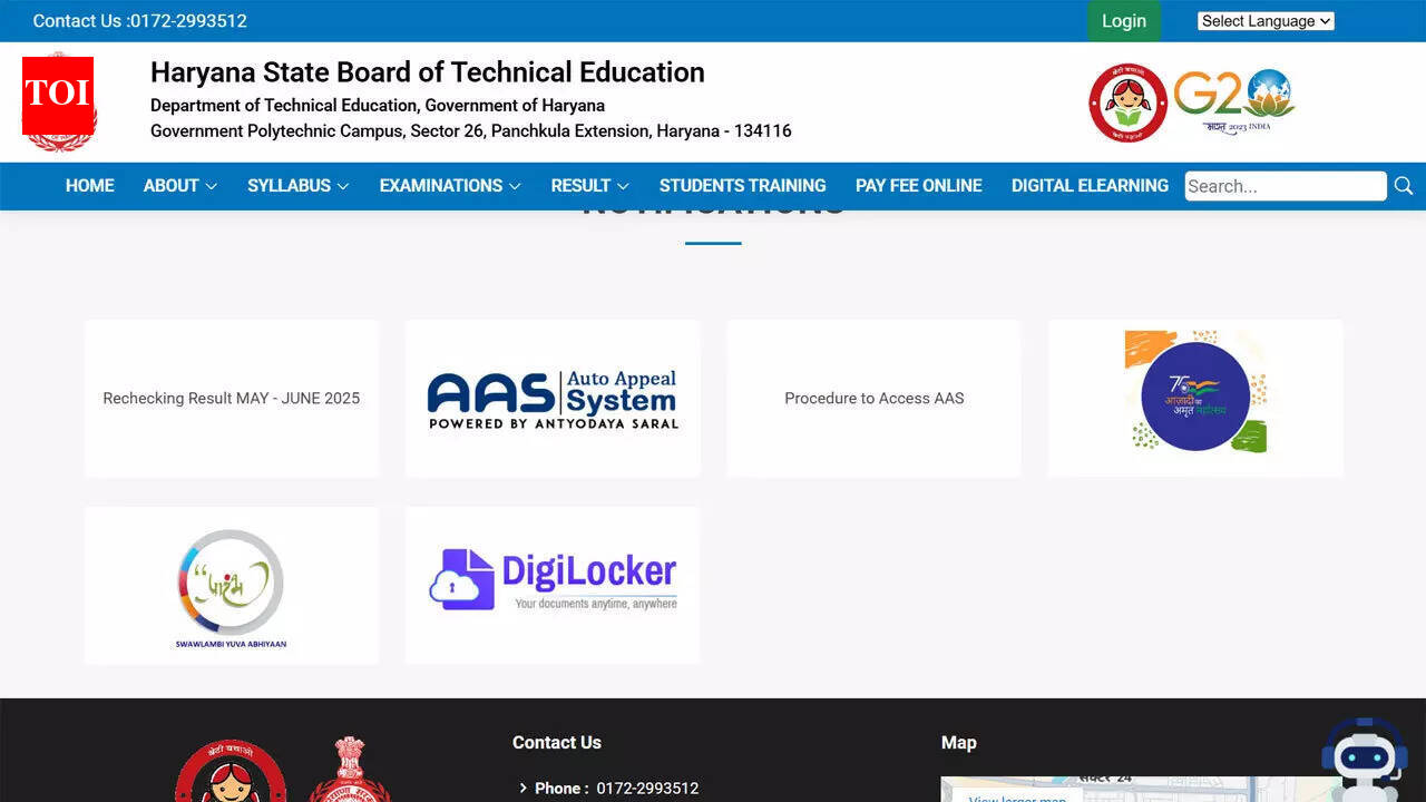 HSBTE result 2026: May–June 2025 rechecking result out for diploma students at hsbte.org.in; download here