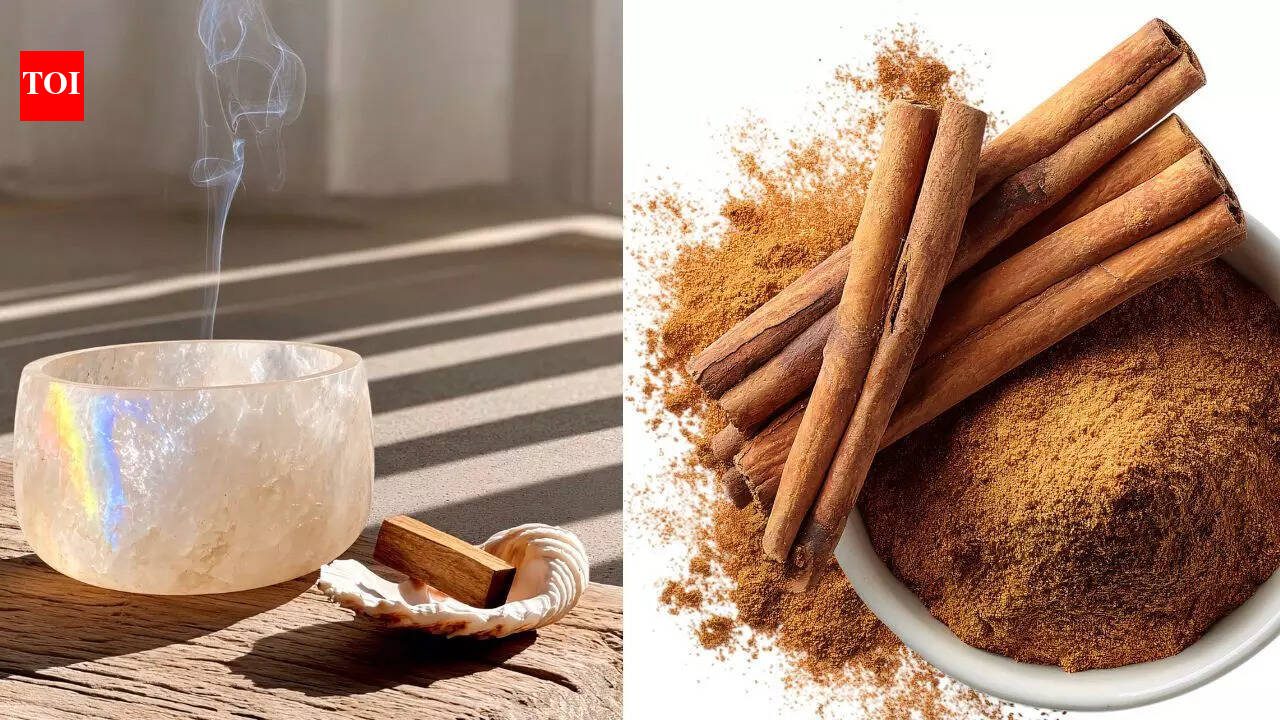 Cinnamon burning method for negativity cleanse