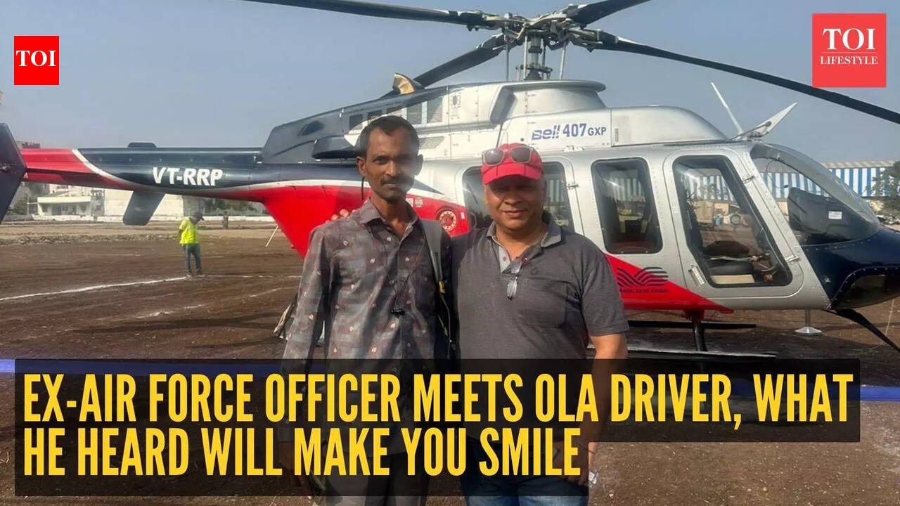 Ex-Air Force officer meets Ola driver; what he heard will make you smile