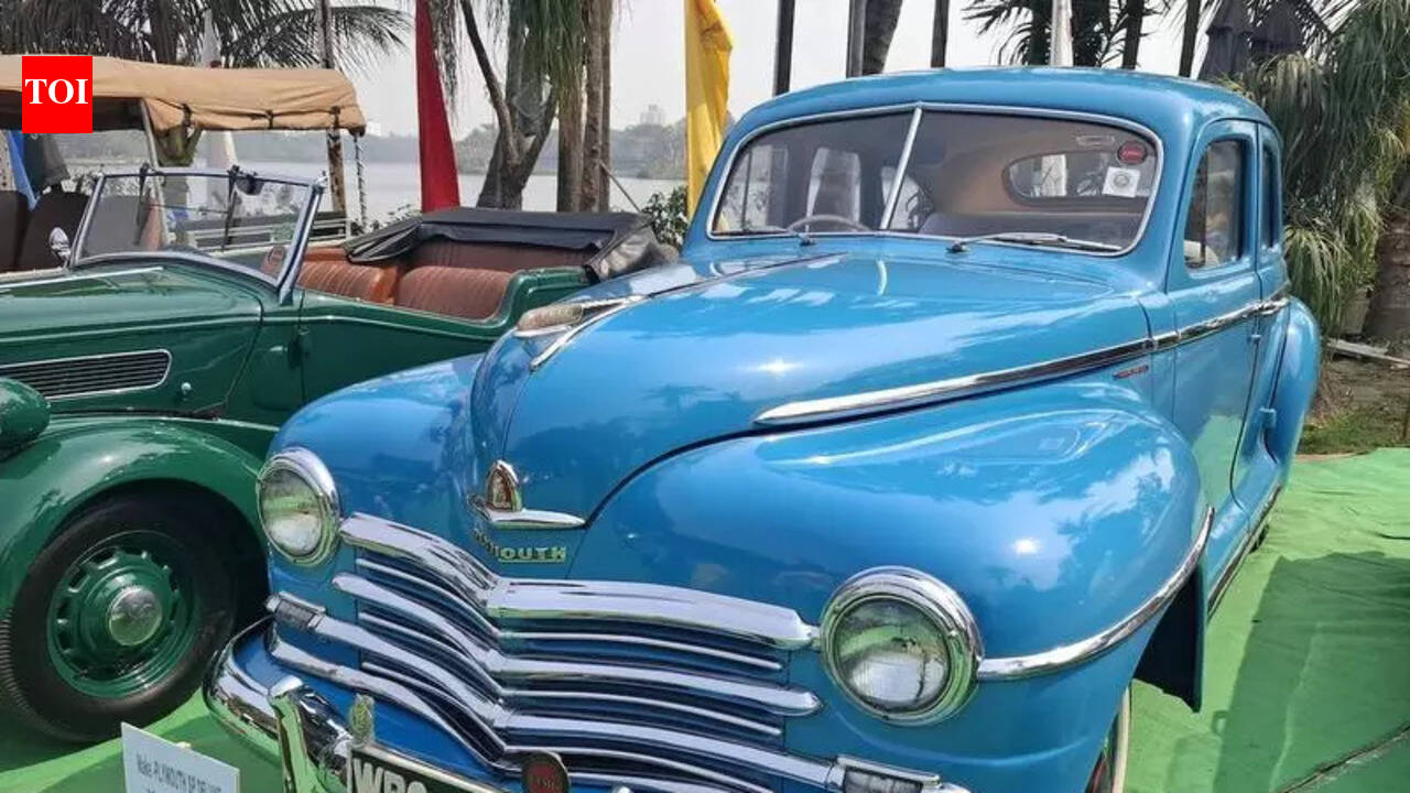 Vintage automobiles roll back time