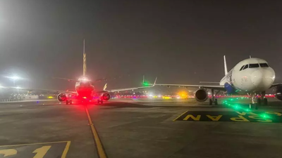 2 taxiing aircraft brush wingtips at Mumbai airport, all passengers and crew safe