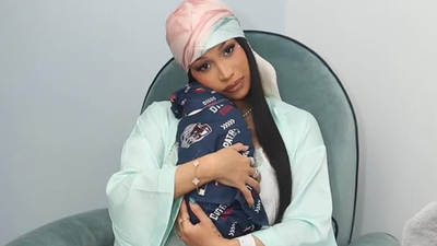 Cardi B shares adorable moment of daughter Blossom taking up on big sister duties for her baby brother