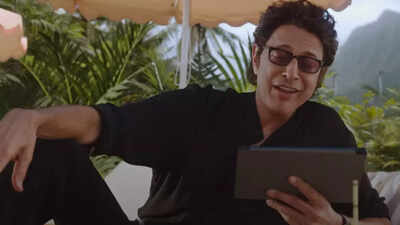 ‘Jurassic Park’ trio Sam Neil, Laura Dern, and Jeff Goldblum reunite for Super Bowl commercial - WATCH